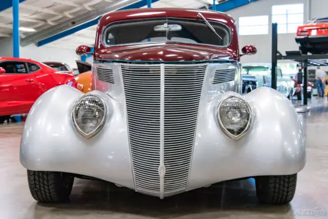 1937 ford tudor slantback sedan 350 v8 automatic hot street rod 37 coupe