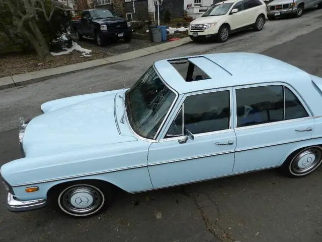1973 mercedes-benz 280 se 4dr 31900 miles blue sedan 8 cyl 4.5l automatic
