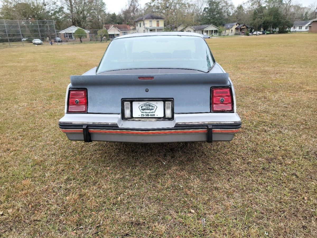 1986 pontiac grand prix coupe grey rwd automatic 2+2