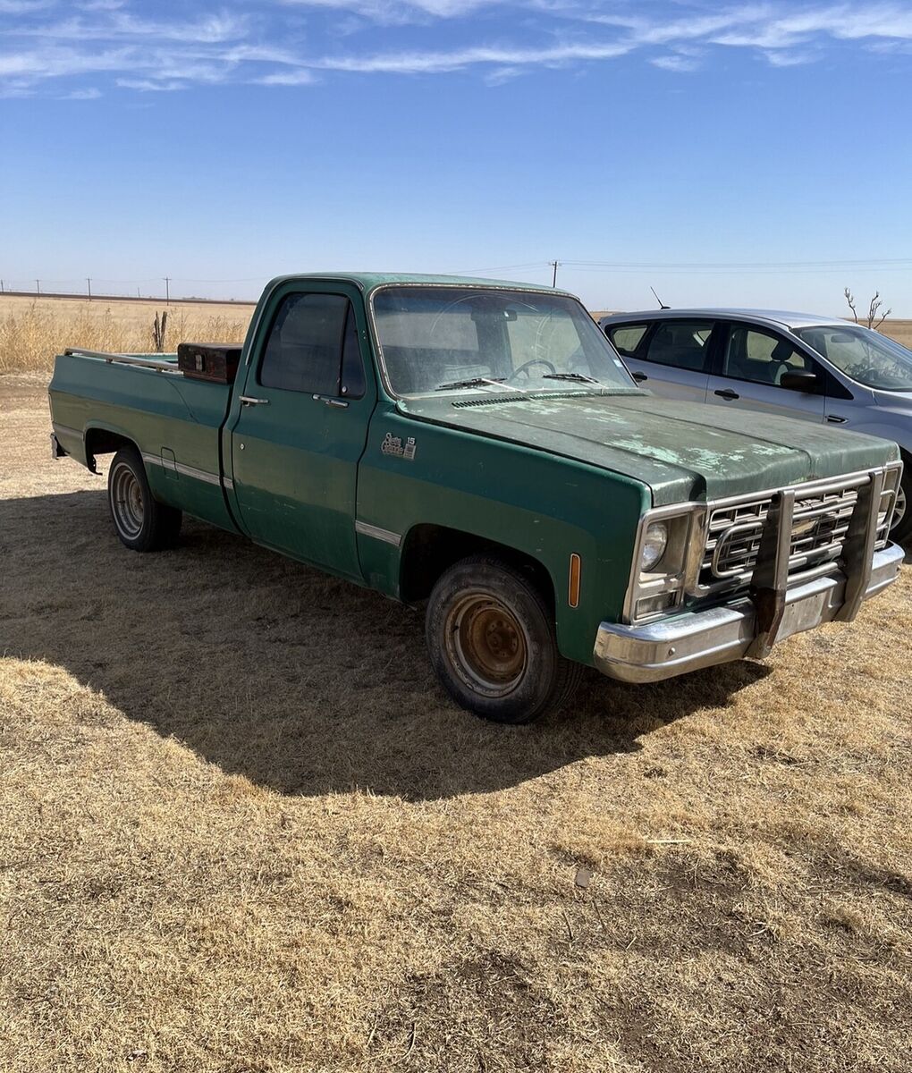 1979 gmc pickup pickup green