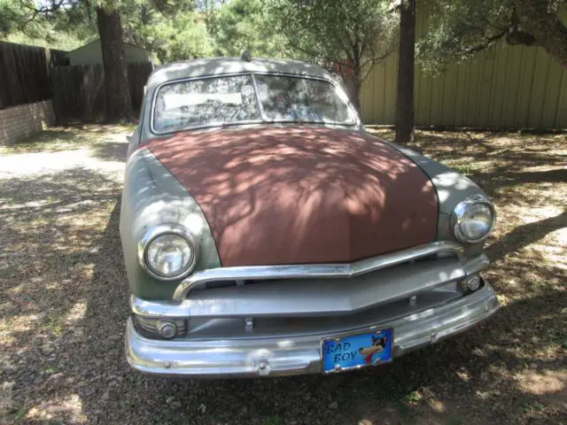 classic 1951 ford shoebox coupe - rat rod style