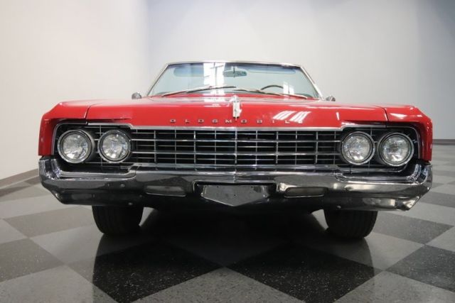 1965 oldsmobile 98 convertible 95854 miles target red convertible 425 v8 automat
