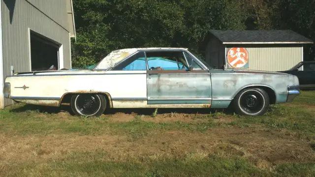 rare! 1965 chrysler 300 2 door 383 buckets console running project no reserve!