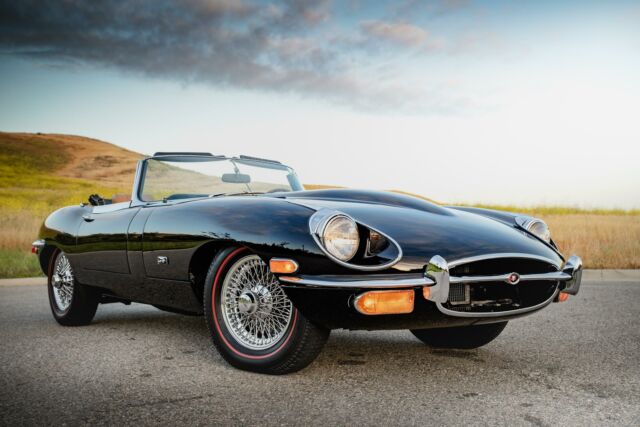 1971 jaguar xke 37221 miles black manual