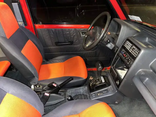 1992 geo tracker suv red 4wd automatic red