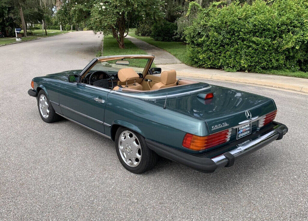 1986 mercedes-benz 500-series 560 sl 2dr convertible
