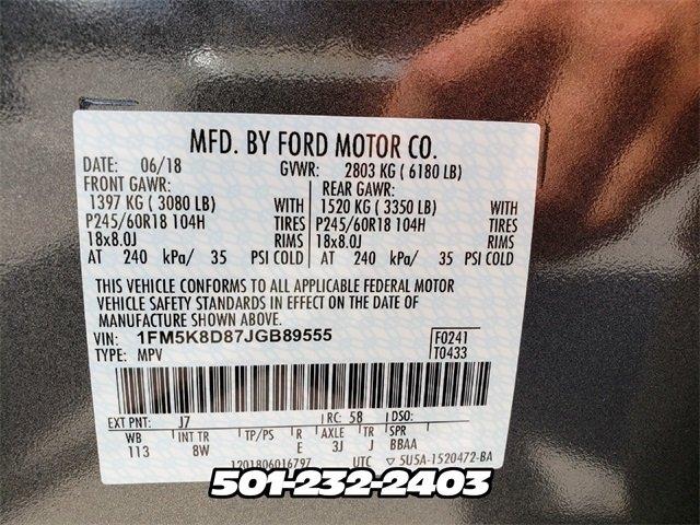 used 2018 ford explorer xlt north little rock, ar 72116 for sale in north little rock, arkansas