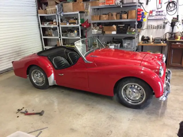 1961 triumph tr3 a, recently restored