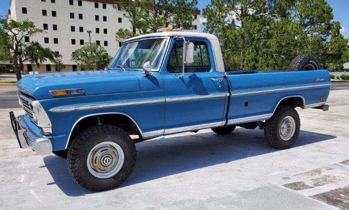 1968 ford f-250 ranger pickup for sale in sacramento, california