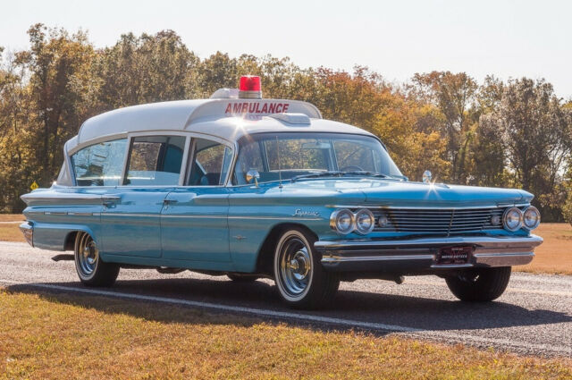 1960 pontiac bonneville superior custom ambulance