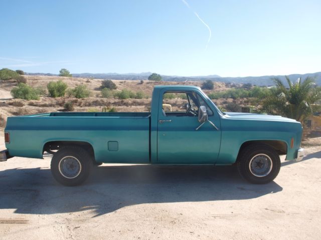 1979 chevy c10 gmc custom deluxe rust free ca. truck solid as new