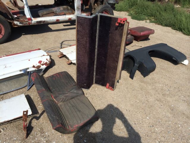 1965 mustang fastback t code project car ragoon red with red interior