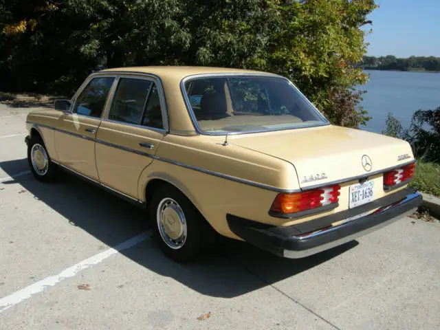 mercedes benz 123 series sedan 240d mint condition 1980