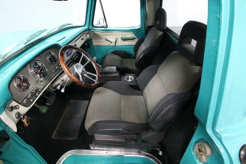classic vintage chrome lowered american racing auto meter custom cab truck