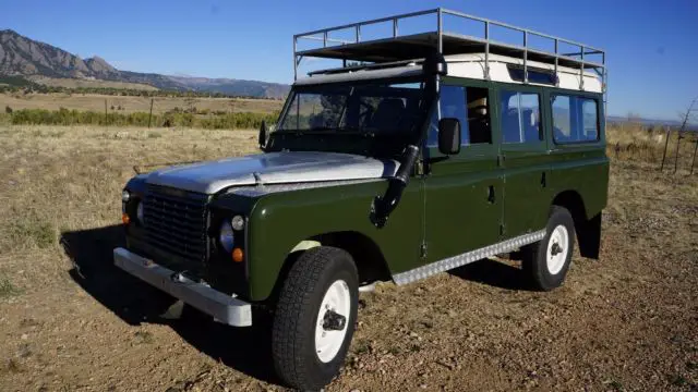 land rover: series iia defender safari 109 turbo diesel