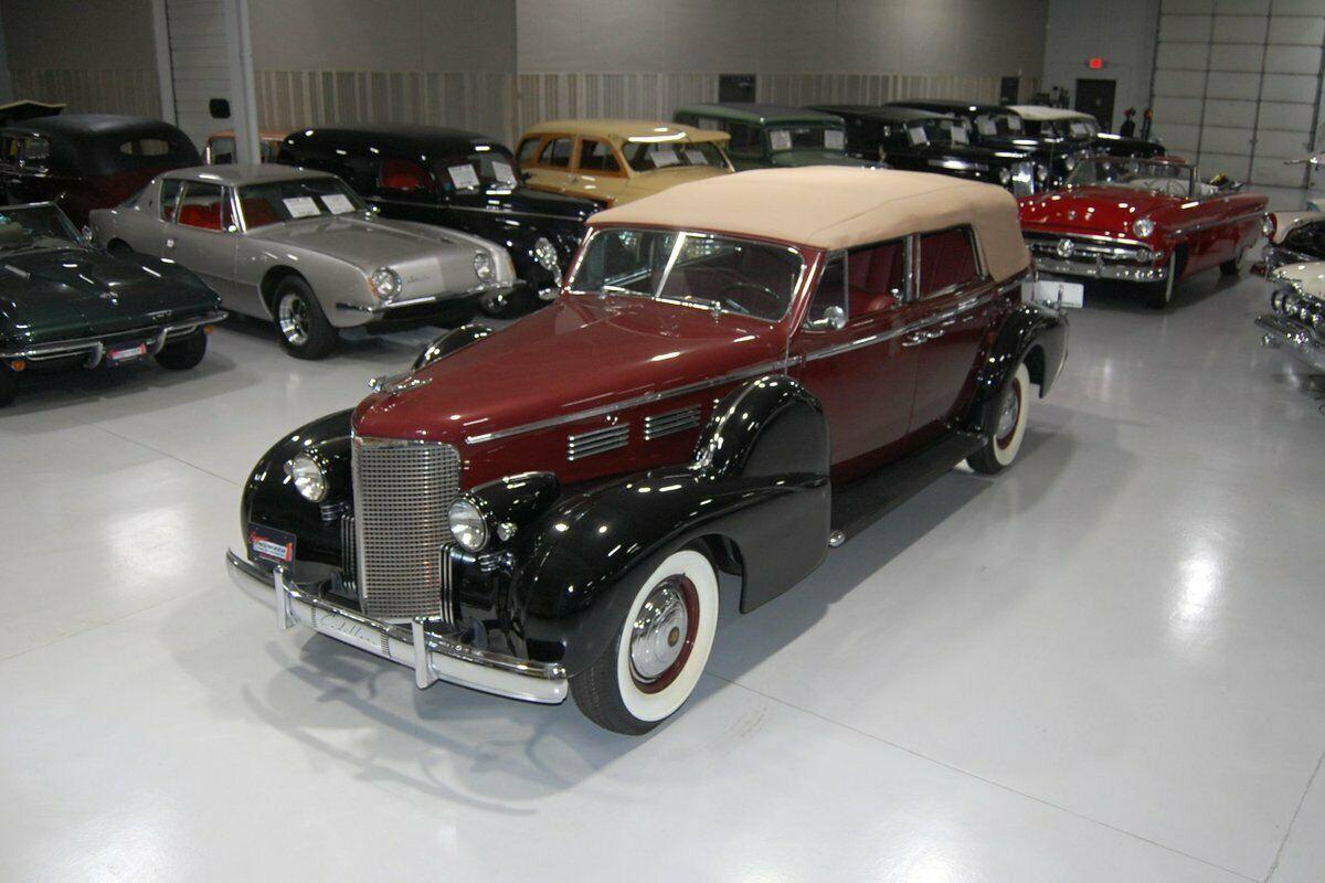 1938 cadillac other 4 door convertible sedan v8 manual