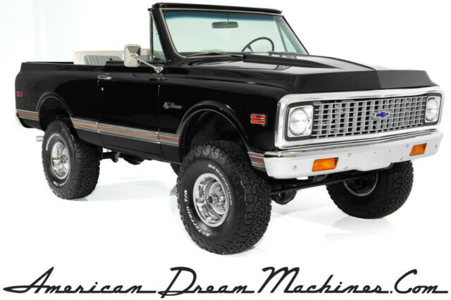 1971 chevrolet blazer k5,4wd,black/white,ac automatic