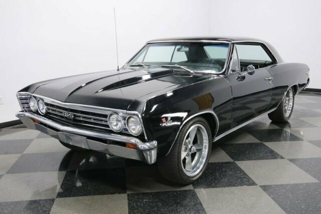 402 v8 ls3 big block th350 power steering black over black 18" alloy wheels