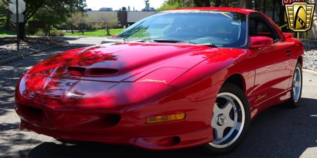 1994 pontiac firebird slp firehawk trans am 3298 miles red coupe 5.7l v8 fi ohv