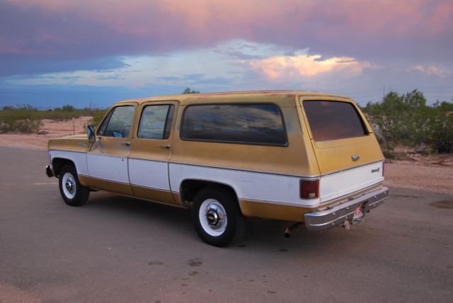 1975 chevrolet c20 silverado suburban arizona survivor with original patina c10