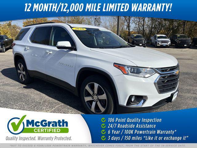 2020 chevrolet traverse lt leather
