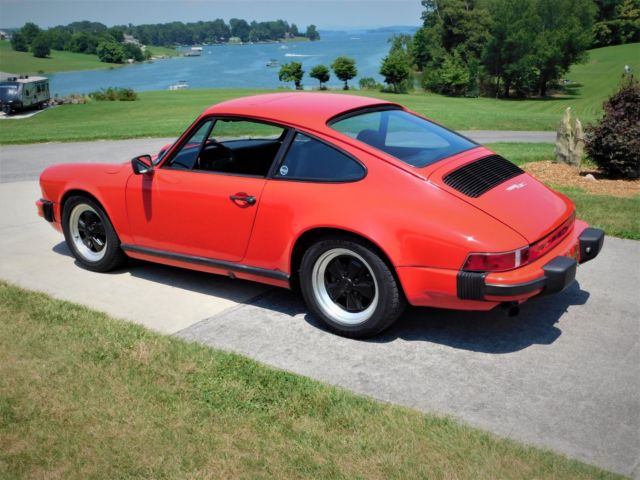 1983 porsche 911sc 73k orig miles red w/black interior rust free great history