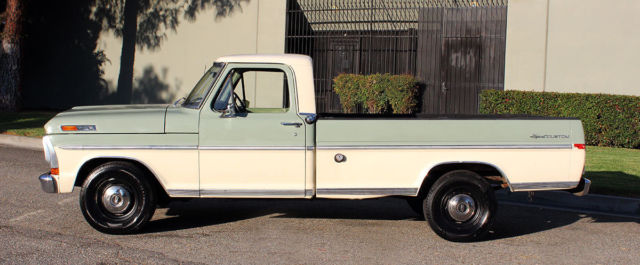 california original, 1970 ford f100 sport custom, 100% rust free, one owner, a+