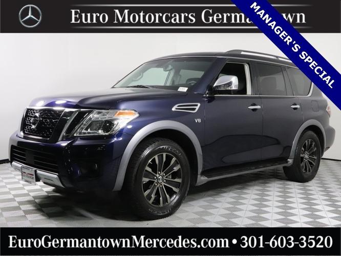 used 2017 nissan armada 4wd platinum germantown, md 20874 for sale in darnestown, maryland