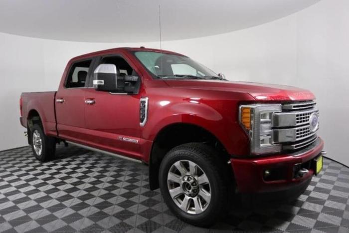 2017 ford f-350 super duty platinum 4x4 platinum 4dr crew cab 6.8 ft. sb srw pickup for sale in anchorage, alaska