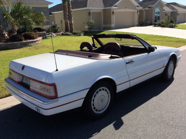 classic 1992 cadillac allante convertible