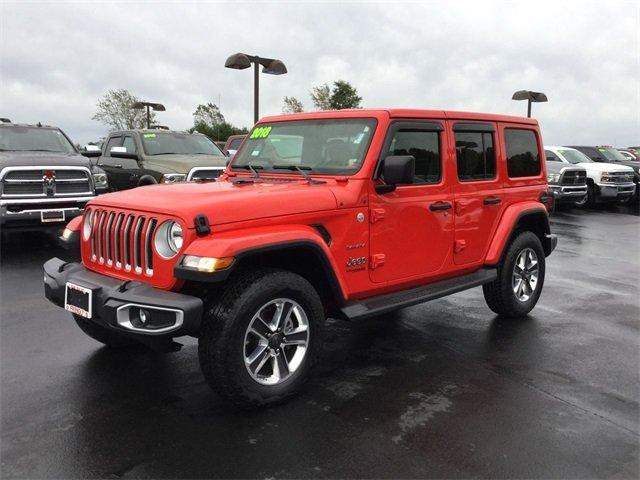 certified 2018 jeep wrangler 4wd unlimited sahara penn yan, ny 14527 for sale in penn yan, new york