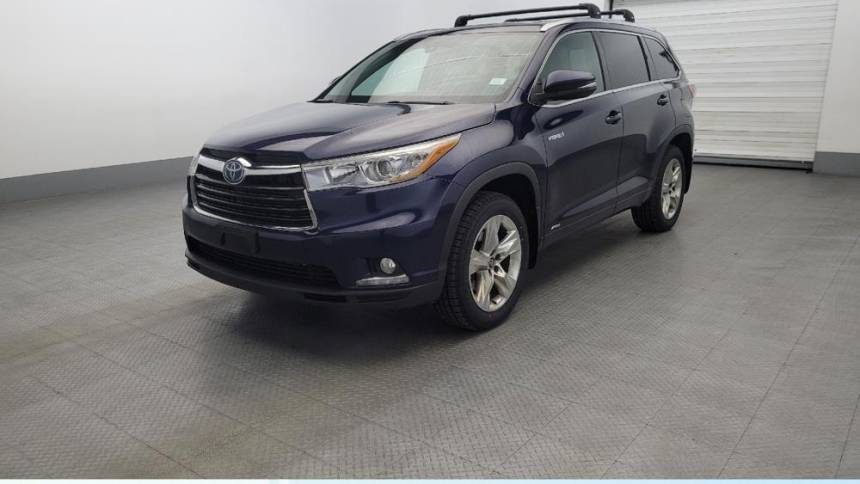2016 toyota highlander hybrid limited