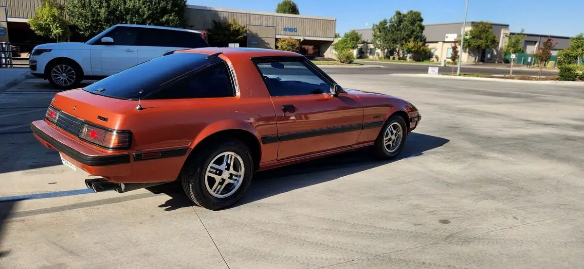 1984 mazda rx-7 coupe orange rwd automatic 12a