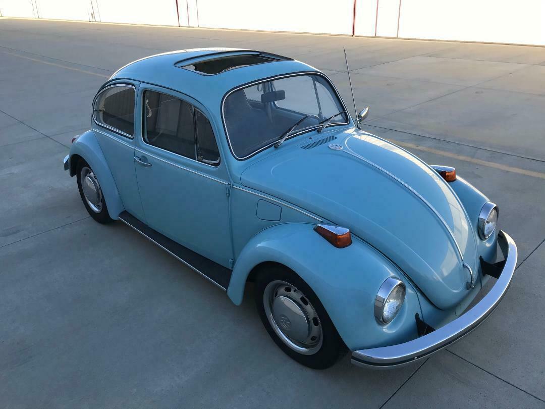 1972 vw beetle, factory sunroof, excellent, rust free california car, 1972 bug
