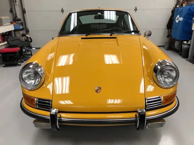 1969 porsche 911e 911 e numbers matching restored bahama yellow