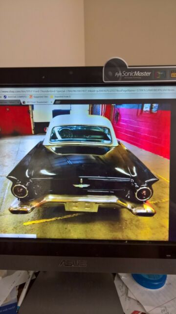 1957 ford thunderbird,one owner, 312 special v/8,auto transmission,power steerin