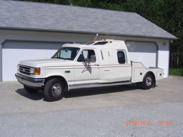1990 ford super duty 1 ton dually custom sleeper hauler restored - sell / trade