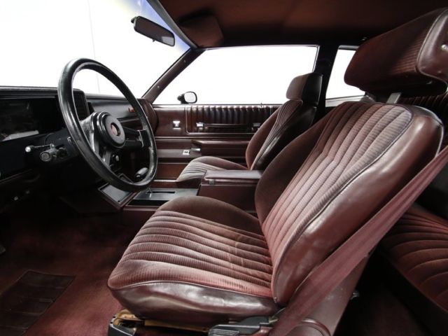 1985 chevrolet monte carlo ss 54476 miles burgundy metallic coupe 305 v8 4 speed