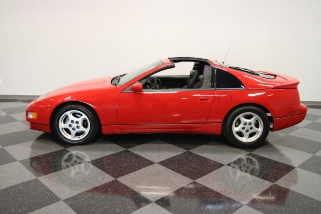 1990 nissan 300zx turbo 113642 miles aztec red coupe 3.0 v6 twin turbo 5 speed