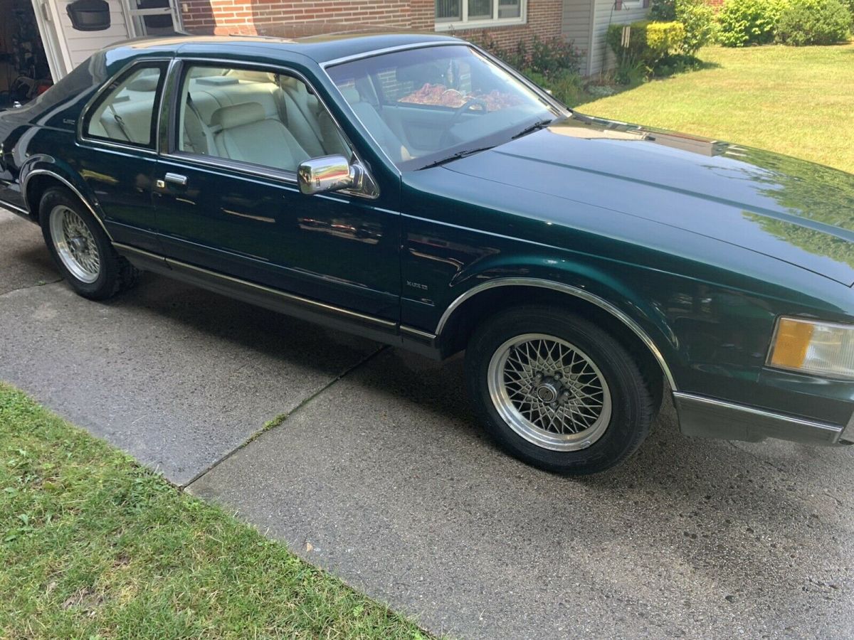 1992 lincoln mark vii green rwd automatic lsc