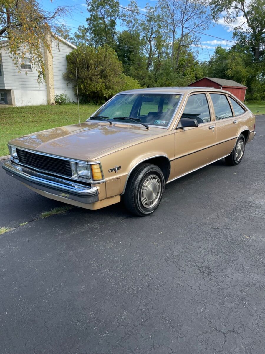 1985 chevy citation ii 5-door hatchback iron duke 2.5 one family owned car