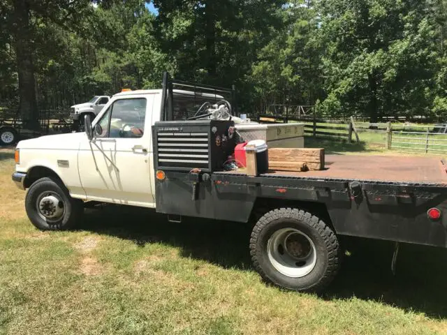 1990 ford f-superduty flatbed 7.3l idi diesel