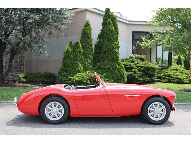 1955 austin-healey 100-4 bn2 in astoria, new york