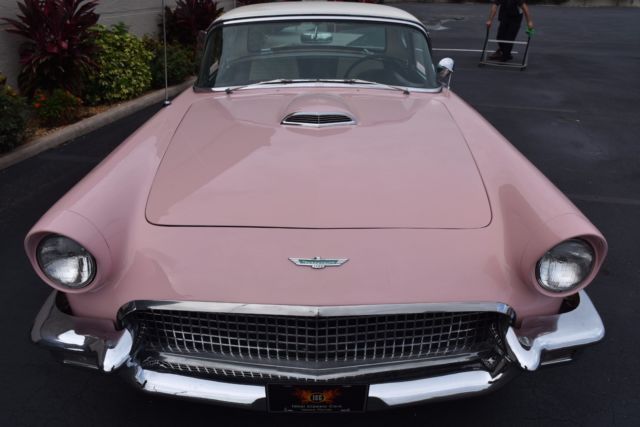 1957 ford thunderbird automatic power steering power brakes 0 dusty rose convert