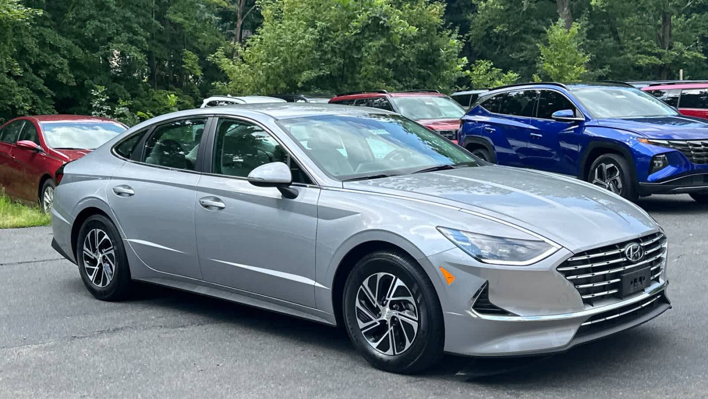 2023 hyundai sonata hybrid blue