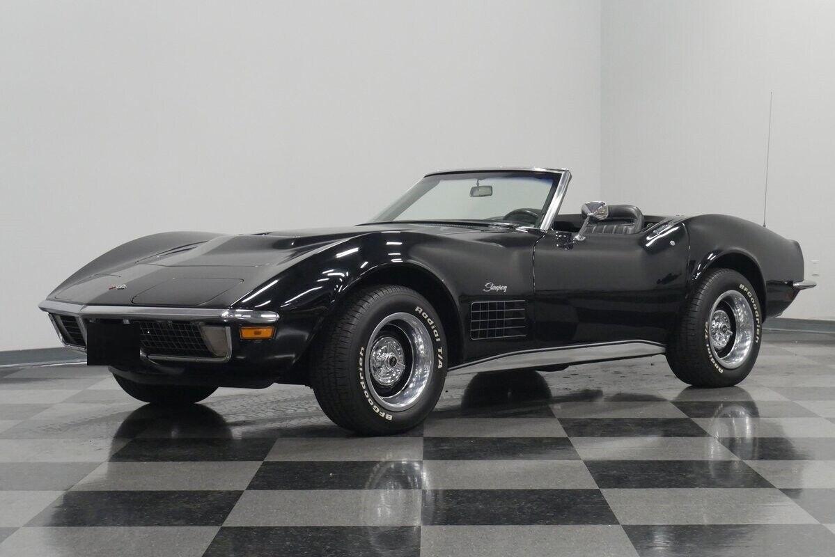 1971 chevrolet corvette convertible 350ci motor 24534 miles