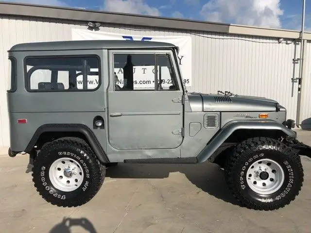 1970 toyota land cruiser 15855 miles gray 3.8l 3 speed manual
