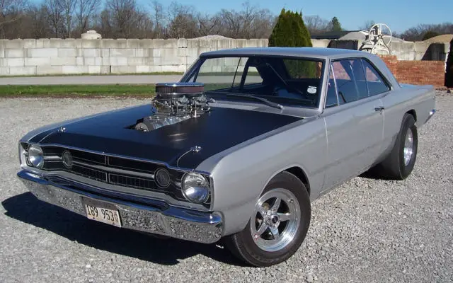 1968 dart 505in hemi supercharged - fully restored - featured in hotrod mag