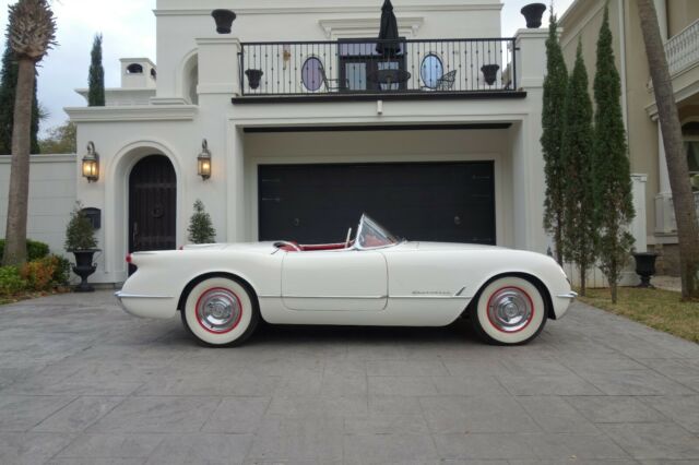 1954 chevrolet corvette, 235ci blue flame 150 inline 6, pwr glide transmission