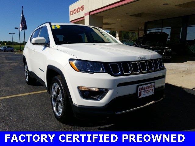 certified 2019 jeep compass limited nappanee, in 46550 for sale in nappanee, indiana